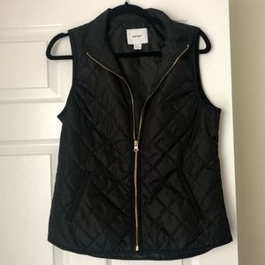 💥Black Lightweight Quilted Vest💥